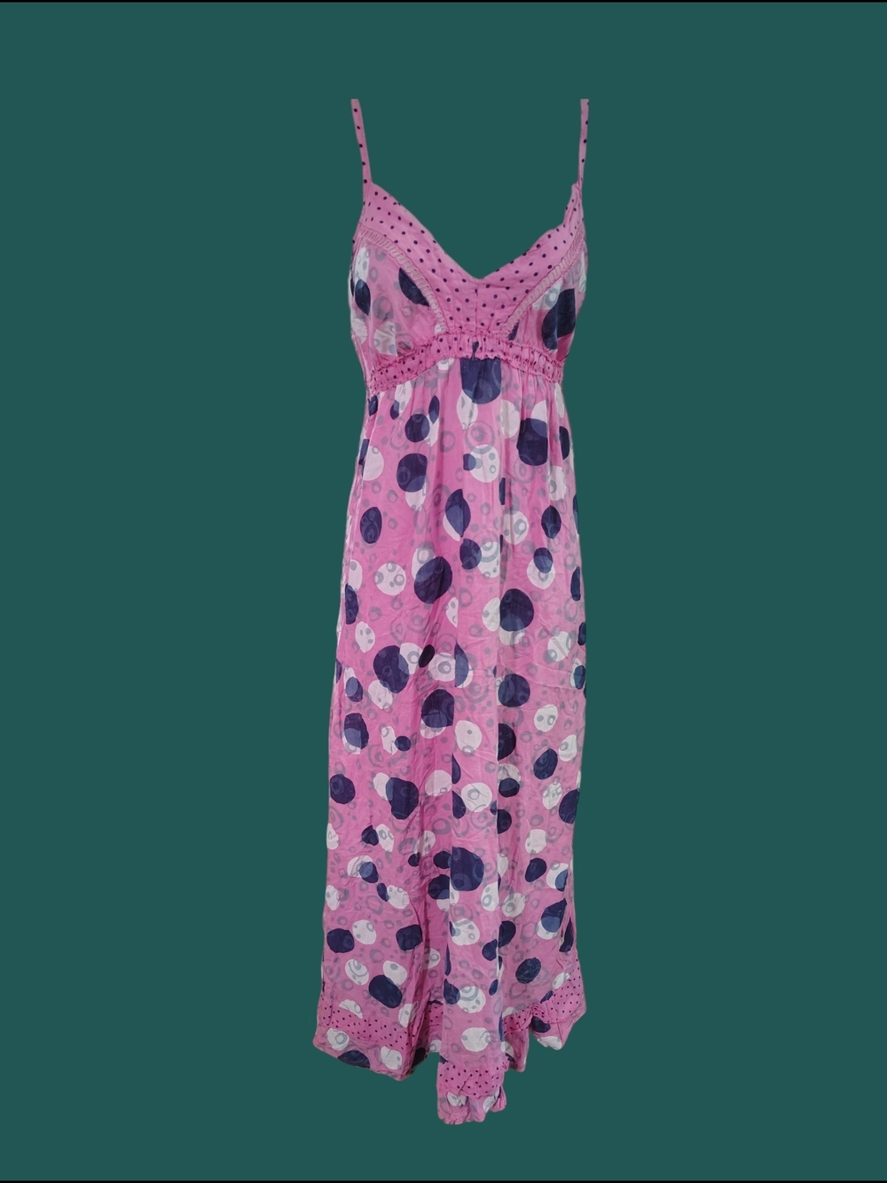 Y2K Boho Fairycore Festival Geometric Print Maxi Dress Vintage Euro Pink